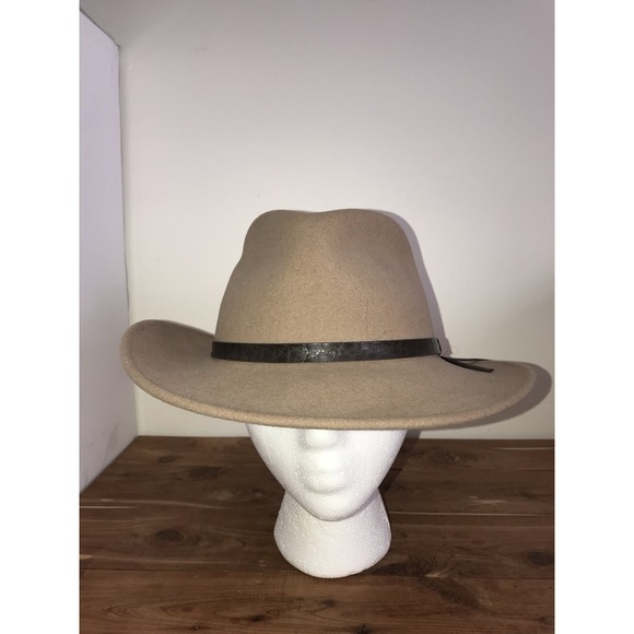 Bollman USA The Natural Tan Cream 100% wool USA Vintage Size Large Western main image 8